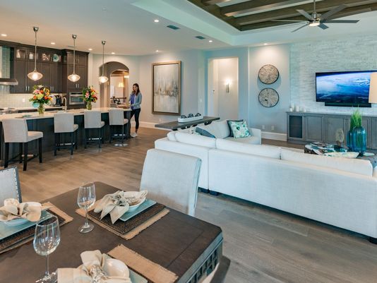 Furnished models, move-in ready homes available in Corsica at Talis Park