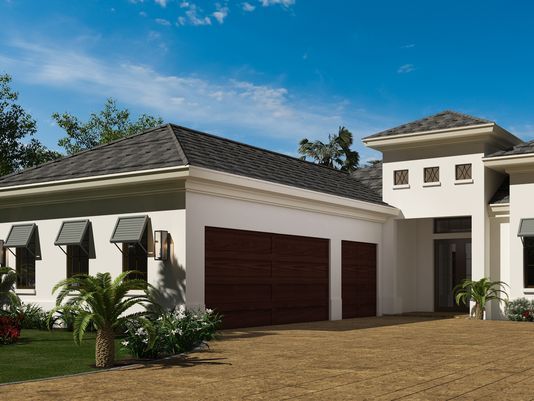 exterior of home with 3 car garage